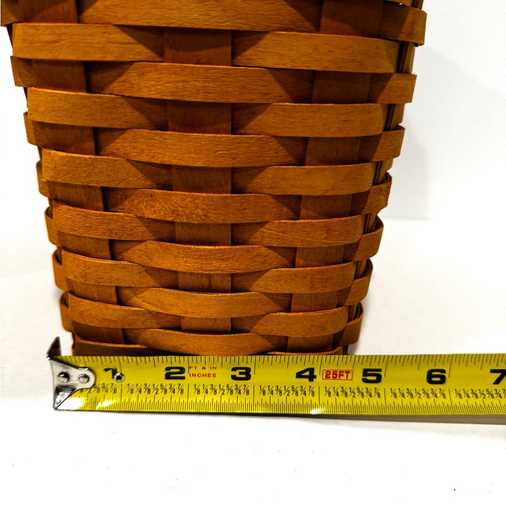 Longaberger Maple Wood Lidded Basket Set New - Picture 3 of 14